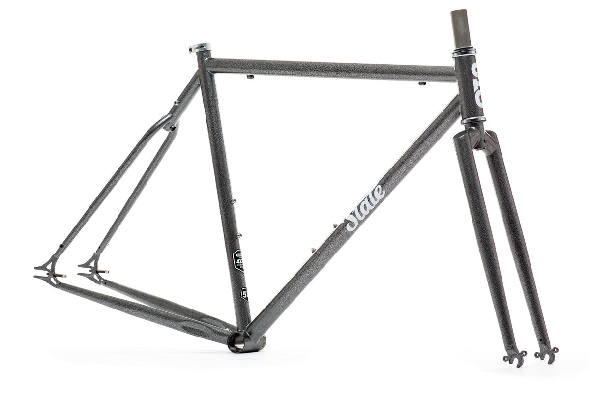 4130 Steel - Fixed Gear / Single-Speed - Frame Set - Hammered Powder Coat