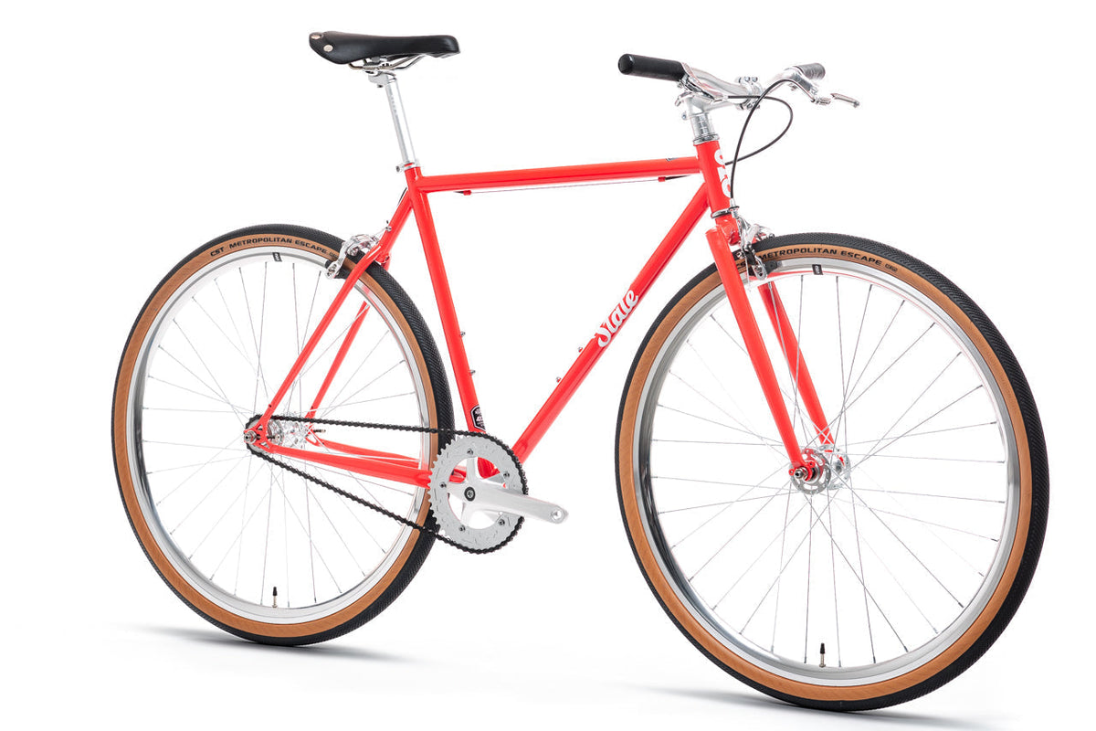 4130 - Tropical Red – (Fixed Gear / Single-Speed)