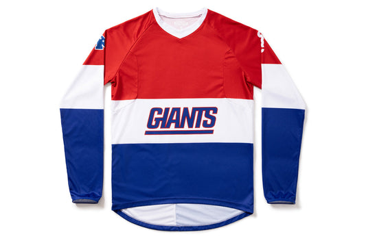 #NFLJ-NYG – NFL Collection | Long Sleeve MTB Jersey – NY Giants (Size Small, Like-New – Washed for Photos)