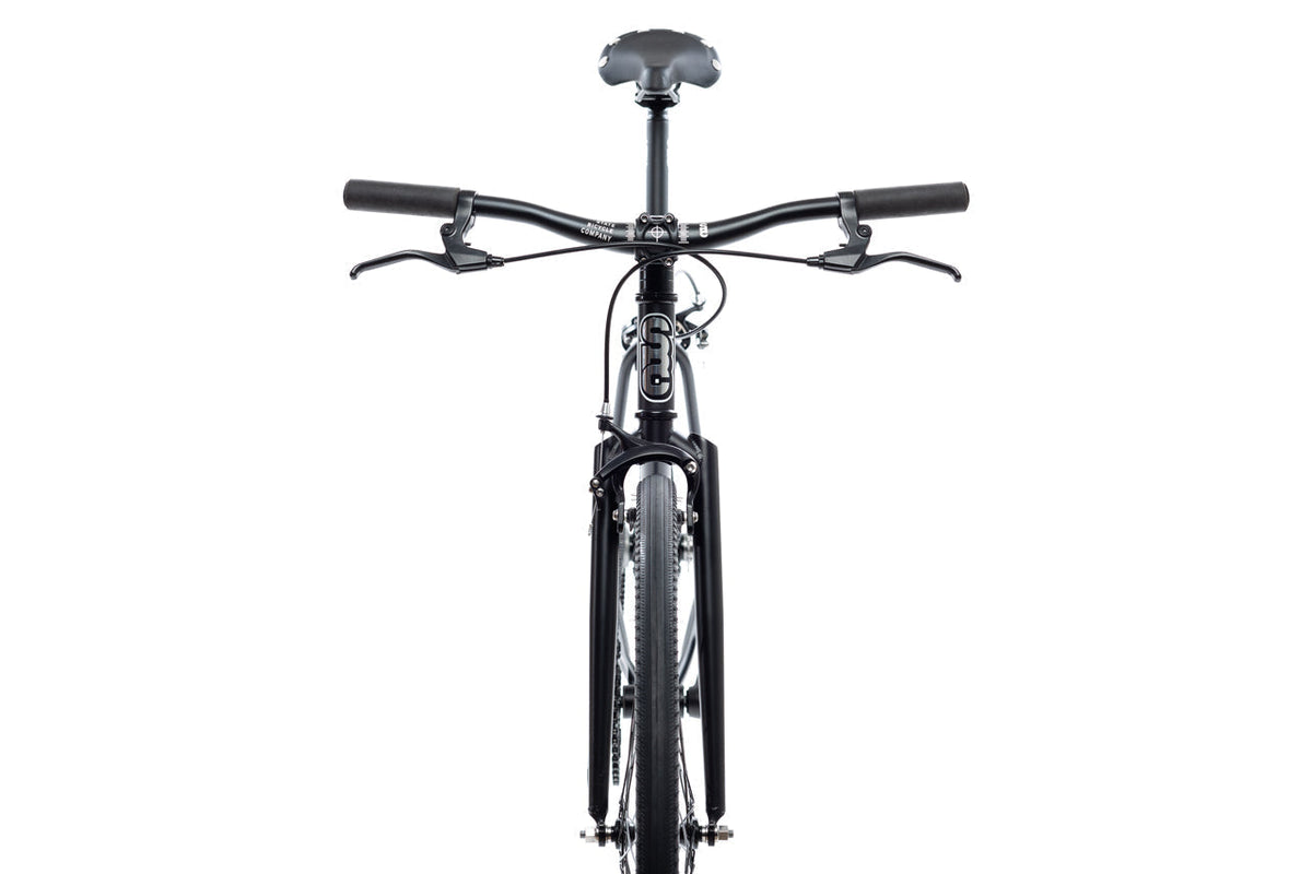 4130 - Matte Black / Mirror – (Fixed Gear / Single-Speed)