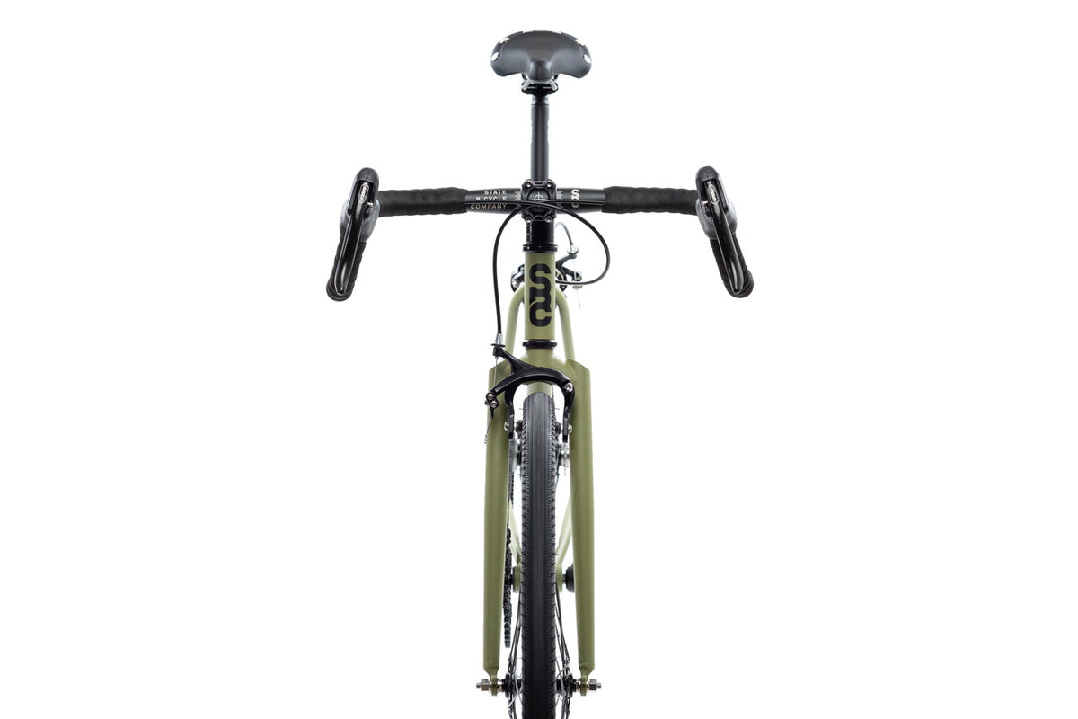 4130 - Matte Olive – (Fixed Gear / Single-Speed)