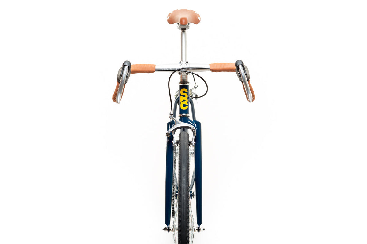 4130 - Navy / Gold – (Fixed Gear / Single-Speed)