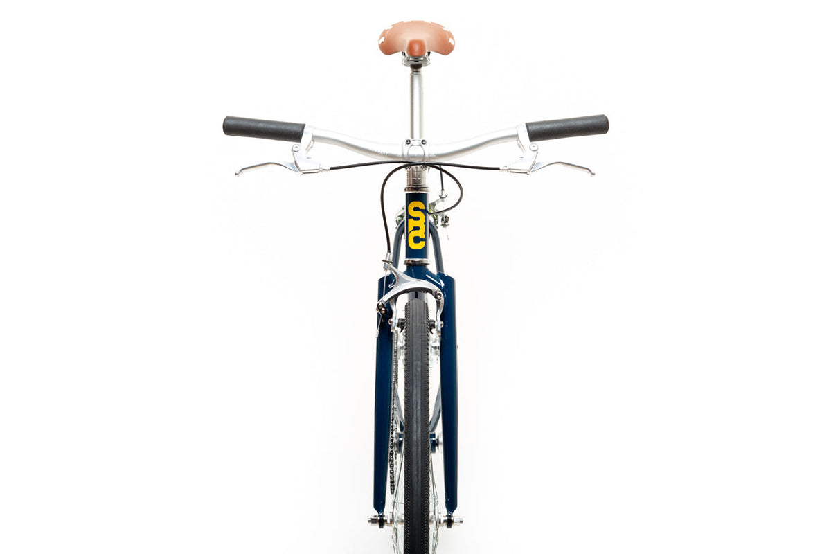 4130 - Navy / Gold – (Fixed Gear / Single-Speed)